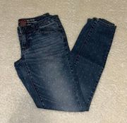 Polka Dot Skinny Jeans Size 2