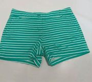 Crown & Ivy Petite Striped Chino Short