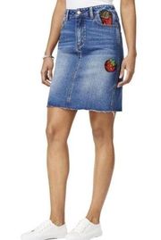 BUFFALO DAVID BITTON DENIM SEQUINED SKIRT SZE: 26