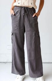 Grey Cargo Pants