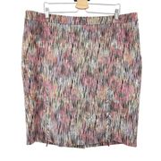 Isabel Toledo X Lane Bryant Womens Geometric Printed Pencil Skirt Size 20