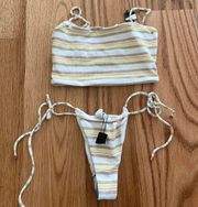 Tavik Striped Bikini Set