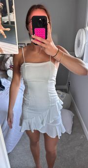 White Graduation Dress for Women