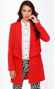 Rynn Coral Red Coat