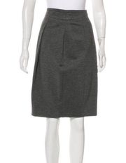 Akris Punto knee length gray skirt