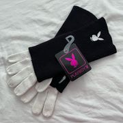 Playboy Bunny Set Black Gloves 🐰