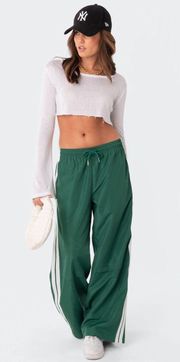 Green  Track Pants