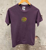 String Cheese Incident Purple Short Sleeve Unisex Double Sided Band Tee Small S