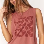 Active Flow Love Tank New Rust Size M/L