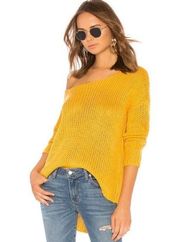 Lovers + Friends Off The Shoulder Slouchy Loose Knit Oversized Sweater Size XS