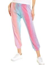 Johnny Was X Amanda Bond Gemma Blue & Pink Tie Dye Cropped Jogger Size L