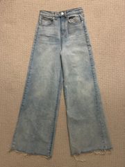 Frank & And Oak Wide Leg Jeans 