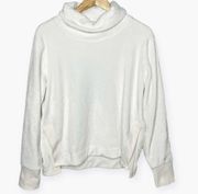 Athleta Double Cozy Karma Funnel Neck Pullover Sweater (Sea Salt) - Medium