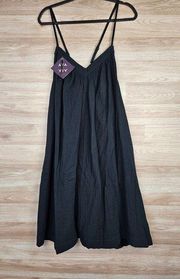 Ava & Viv Cross Strap V-neck Black Mini Summer Dress Women’s Size 3X