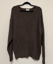 Aritzia  Brownish Sweater, Size Large, Relaxed, Oversized