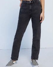 PacSun Black Gray Wash Mom Jean Cute Flattering Trendy