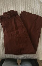 Rust Bell Bottom Pants