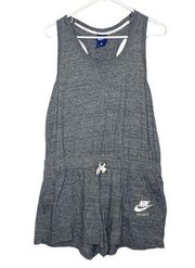 NIKE Gray Sleeveless Shorts Comfy Casual Romper