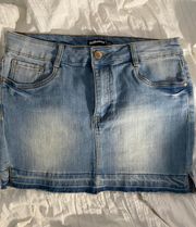 Light Blue Jean Skirt