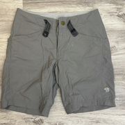 Mountain Hard Wear Gray Women’s Utility Shorts Size 2 *Small Bleach Spot*