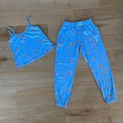 Mason Grey Camp PJ Set in Flutter Butterfly Print