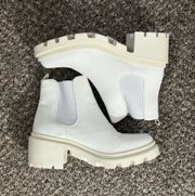 White/Cream Booties