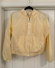 Yellow Windbreaker Jacket