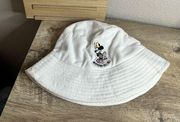 Disney Women’s Mickey Mouse Good Times White Bucket Hat