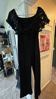 Black One Shoulder Jumpsuit