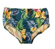 Avenue Tropical Floral Basic Brief Bathing Suit Bottoms Only 20W NWT