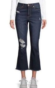 4/$25 NWT NOBO High Rise Crop Flare Blue Jeans Sz. 21
