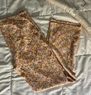 Zara Floral Silky Pants