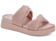 Aqua College Clarissa Waterproof Slide Sandals in Blush Size 8.5M MSRP $79