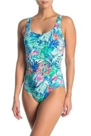 Tommy Bahama Tropical Island Floral One Piece Swimsuit size 8