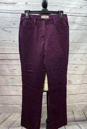 L.L. bean size 4T purple jeans with spandex