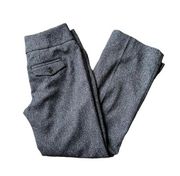 White House Black Market Legacy Flare Leg Trousers Pants 2R Gray Slacks Pants