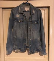 Frayed Denim Jacket