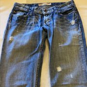 BKE STARLITE Size 29 The Buckle Wide Bootcut Leg Flare Denim Blue Jeans