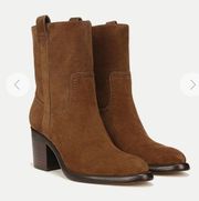 VERONICA BEARD CARMEN SUEDE BOOTIE 6.5