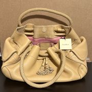 NWT Cole Haan leather village unit beige cream  hobo bag