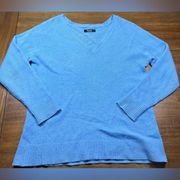 Size XS Blue 100% Cashmere Sweater