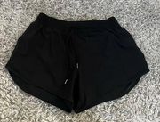 crz yoga hotty hot 4" shorts black size medium