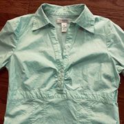 G.H. Bass & Co. Stretch mint green 3/4 sleeve Top