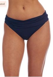 Island Goddess Shirred Band Hipster Bottom in Black