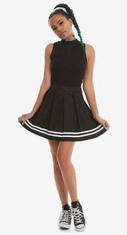 Hot Topic Black Pleated Cheer Skirt