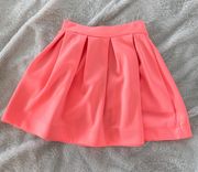 Bright Orange Skater Skirt