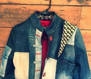 DENIM PATCHWORK JACKET