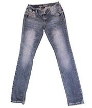 ARIYA JEANS SKINNY STRETCH DENIM SIZE 7/8