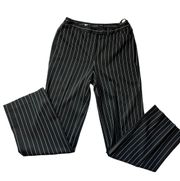 AK  Womens striped stretch pants slacks wide leg size 4