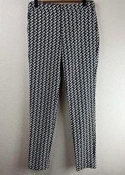 Opening Ceremony Pants Women 4 Black White Grey Pointe Slacks Career Preppy Y2K